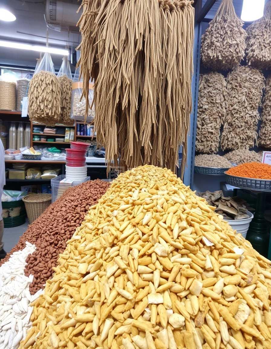 塔什干喬蘇集市的干食品與小食雜文化
